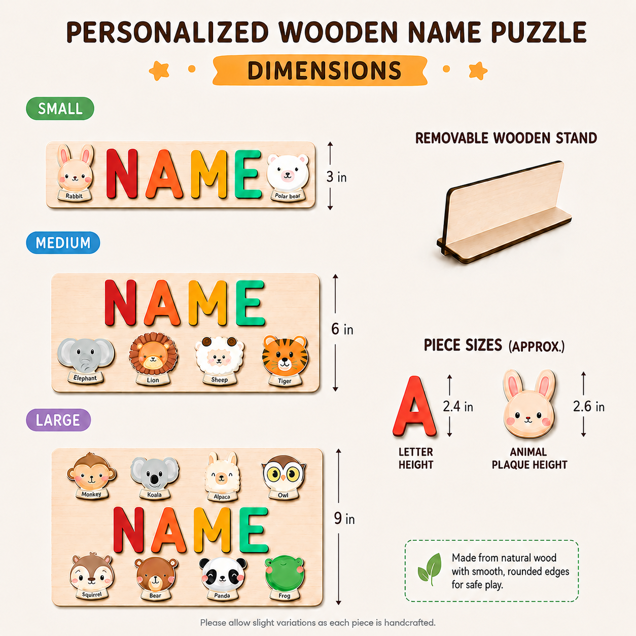 Puzzle prénom personnalisé