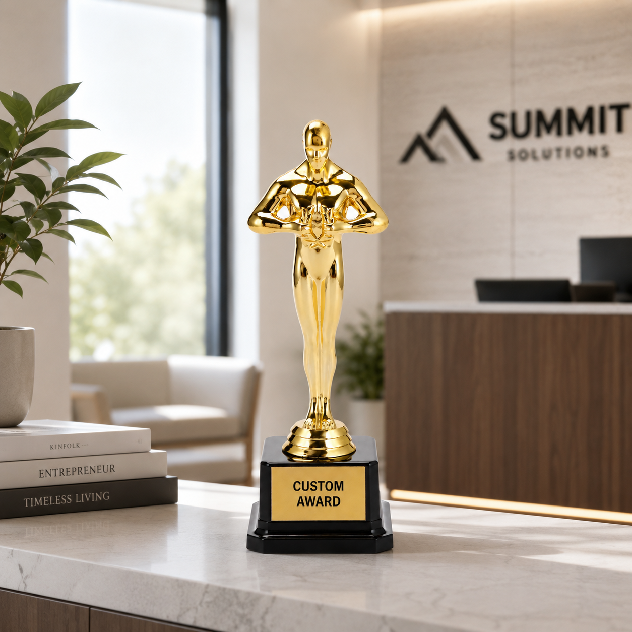 Trophée Oscar personnalisé