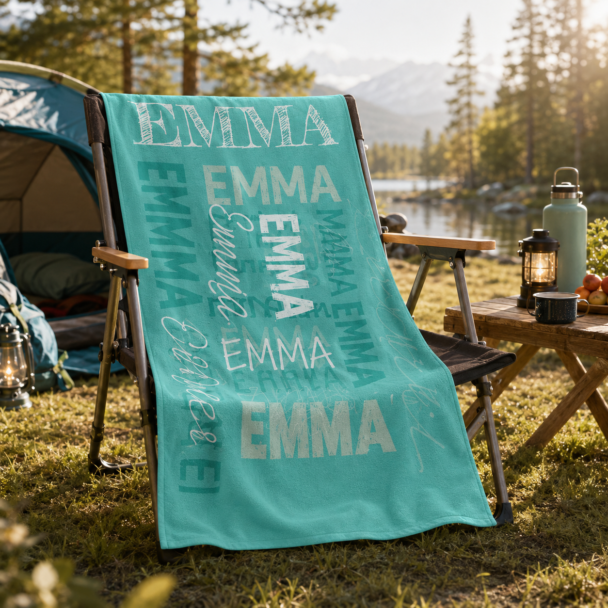 Personalized Name Beach Towel