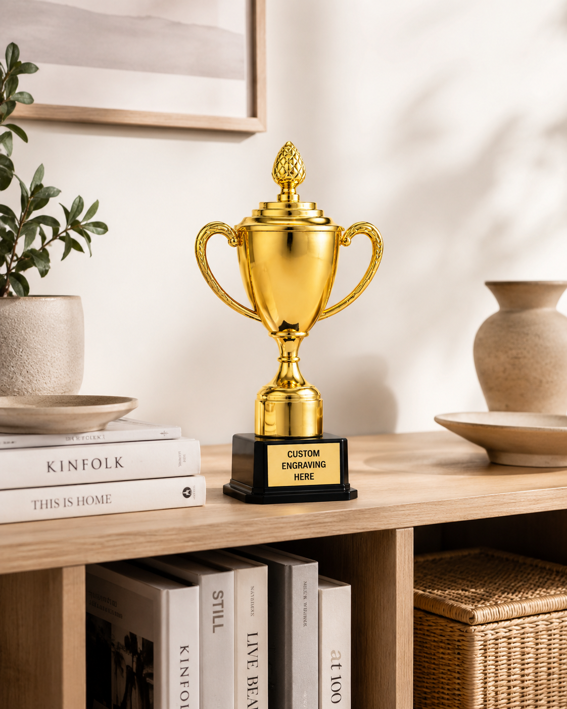 Personalized Magnolia Trophy