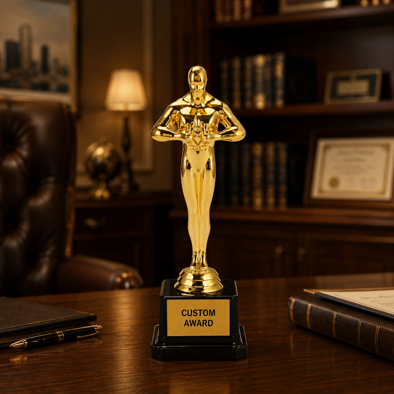 Trophée Oscar personnalisé