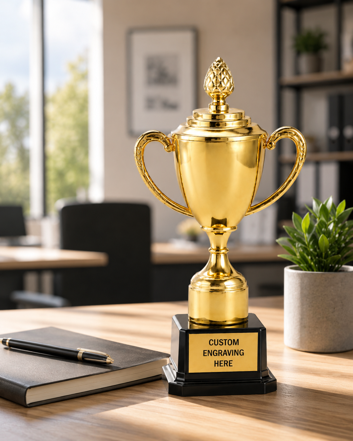 Personalized Magnolia Trophy