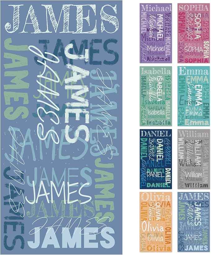 Personalized Beach Towels for Kids & Adults - Giftula