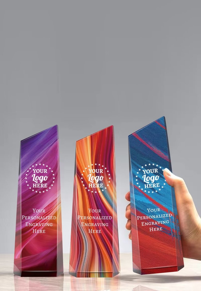 Personalized Diamond - shaped Awards - Giftula