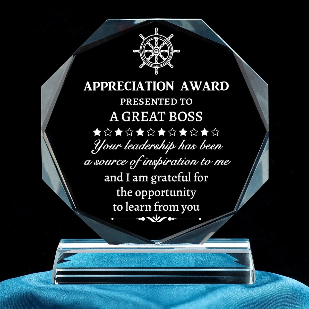 Personalized Octagonal Crystal - Giftula
