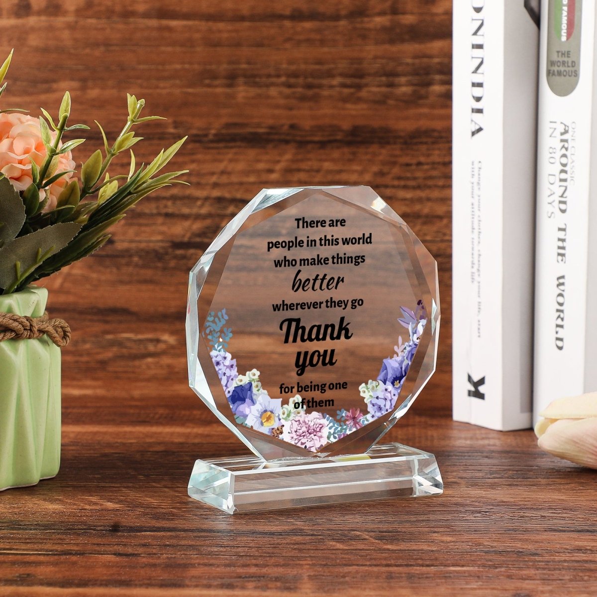 Personalized Octagonal Crystal - Giftula