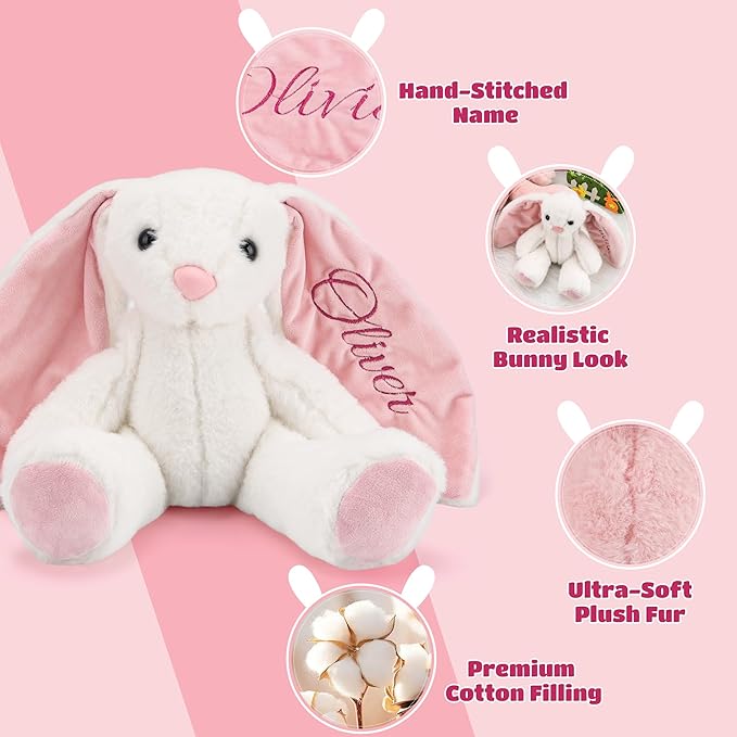 Personalized Plush Bunny - Giftula