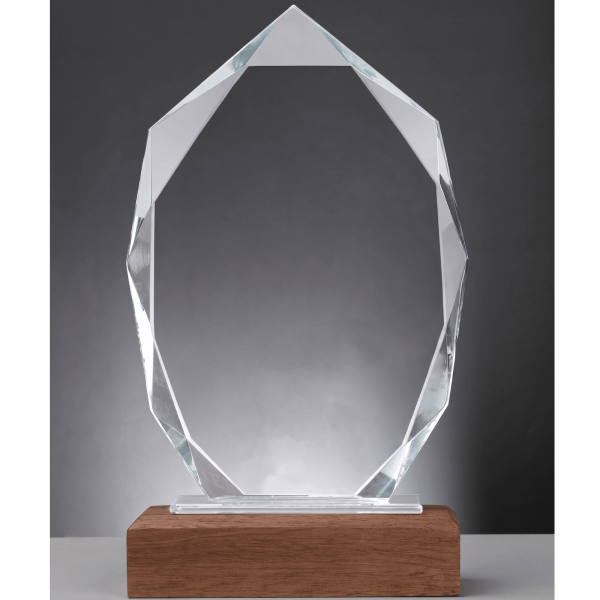 Personalized Tree - shaped Crystal Trophy - Giftula