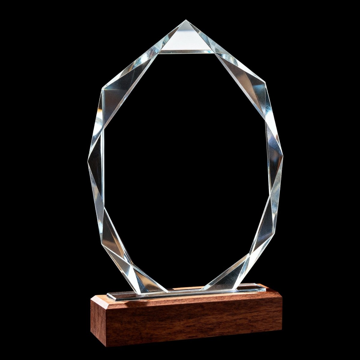 Personalized Tree - shaped Crystal Trophy - Giftula